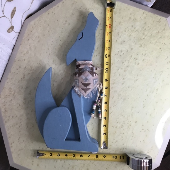 Rustic Wood Howling Wolf Dog Western - Picture 9 of 9